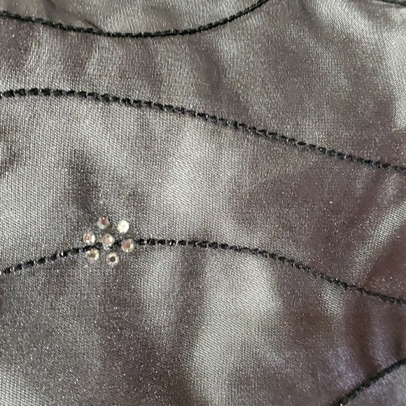 ARIANNA BY Rachel Kaye gray/black gown. Size 4, eligant, chiffon over sa… - Picture 3 of 11